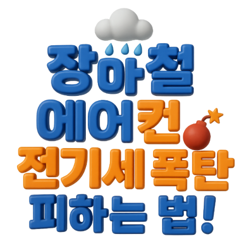 장마철-에어컨-전기세-폭탄-피하는 법!