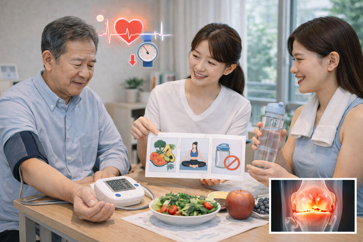 혈압 낮추는 방법｜약 없이 관리하는 법