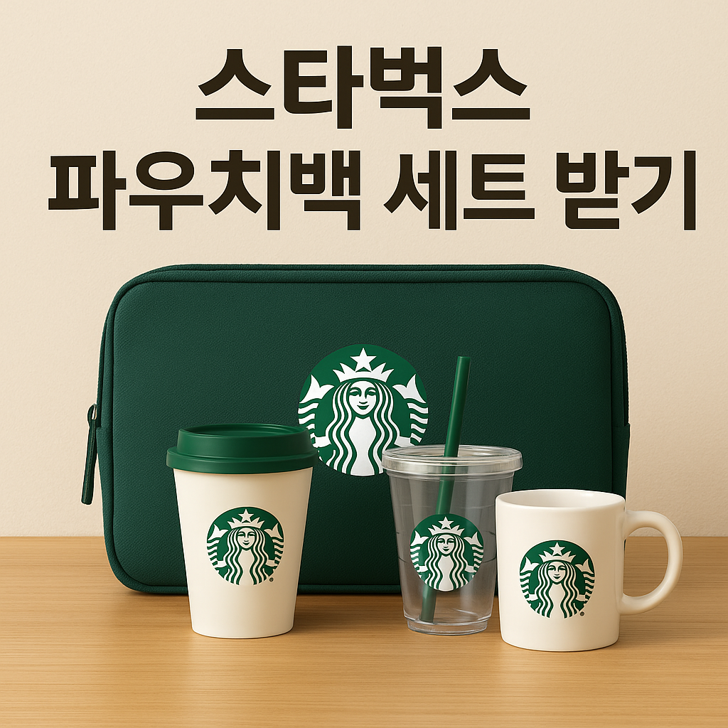 스타벅스 파우치백 이벤트