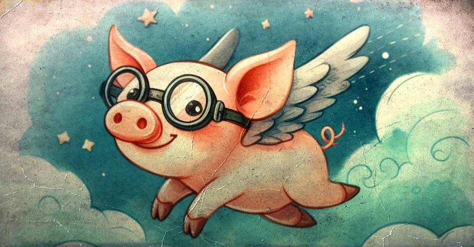 하늘을 나는 돼지 꿈