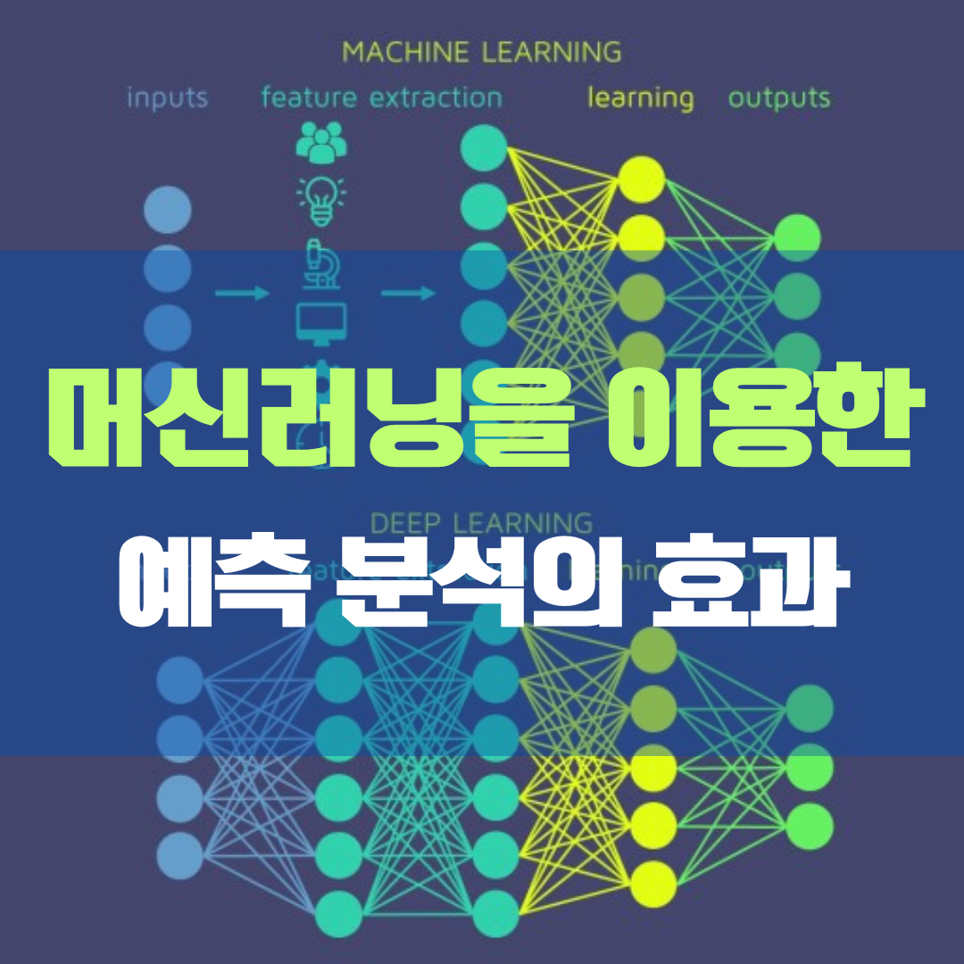 머신러닝 예측분석 효과