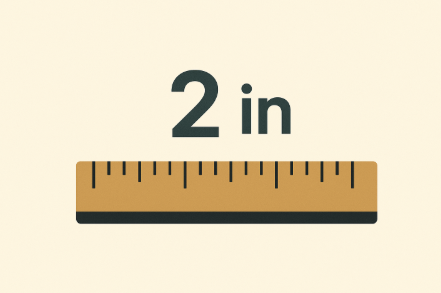 1인치는 몇cm? 센티미터