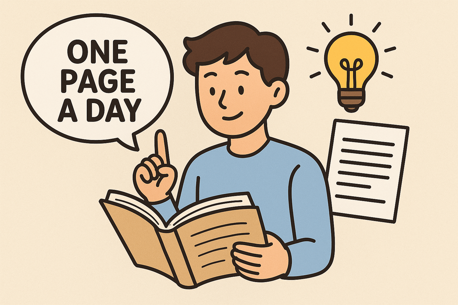 하루 1페이지 영어 독서 습관 만들기