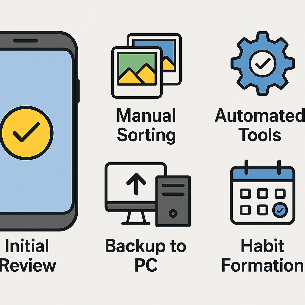 스마트폰 사진 정리 노하우