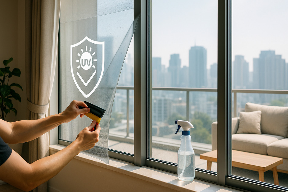 창문 UV 코팅 필름 인테리어 &ndash; 피부 보호와 냉방비 절약까지