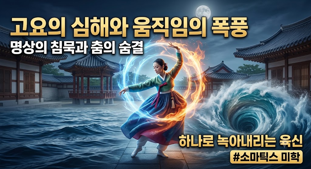 고요의 심해와 움직임의 폭풍이 빚어내는 변증법적 기적: 명상의 침묵과 춤의 숨결이 육신 속에서 하나로 녹아내리는 소마틱스 미학