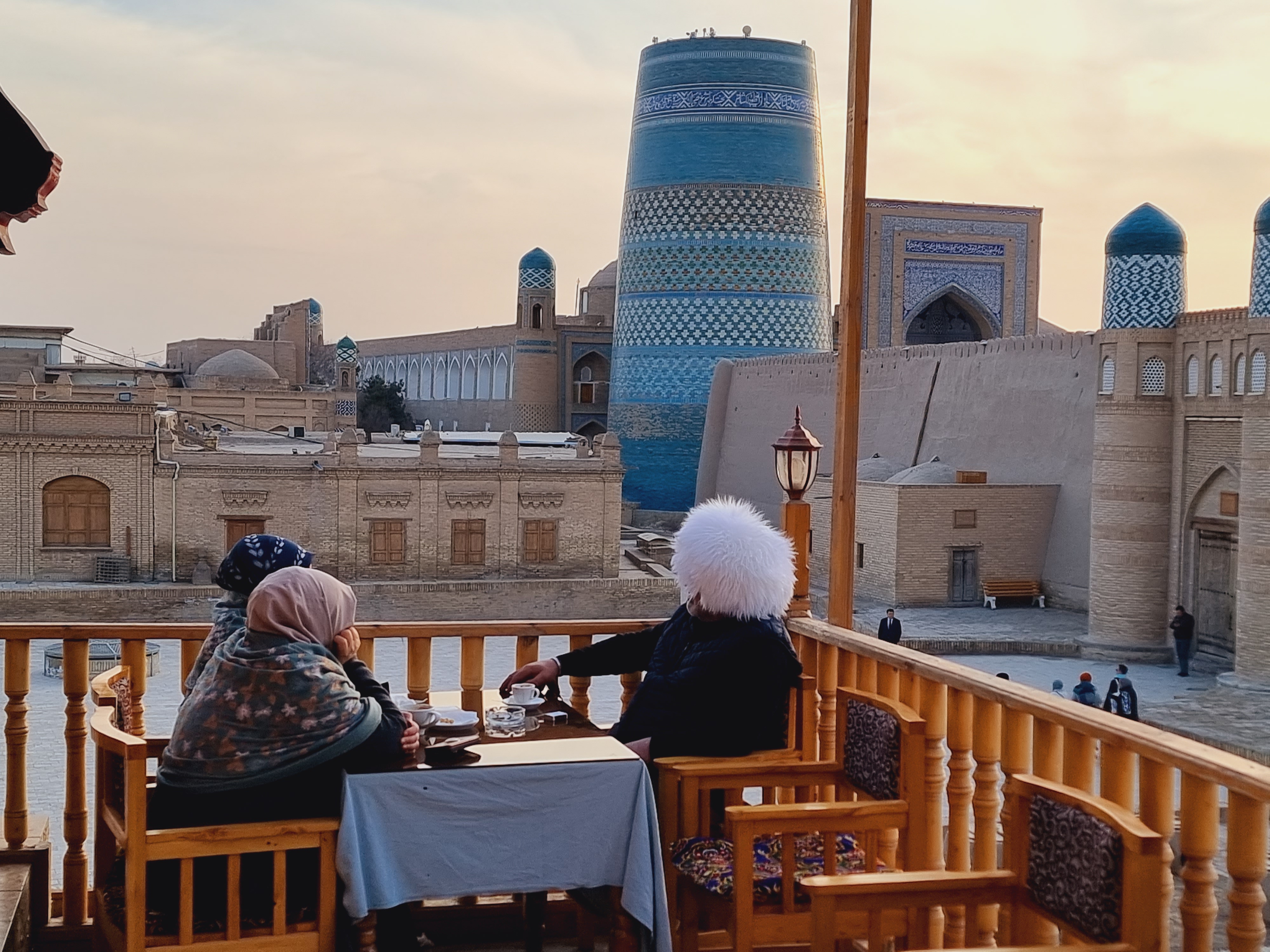 테라스에서 보는 전망