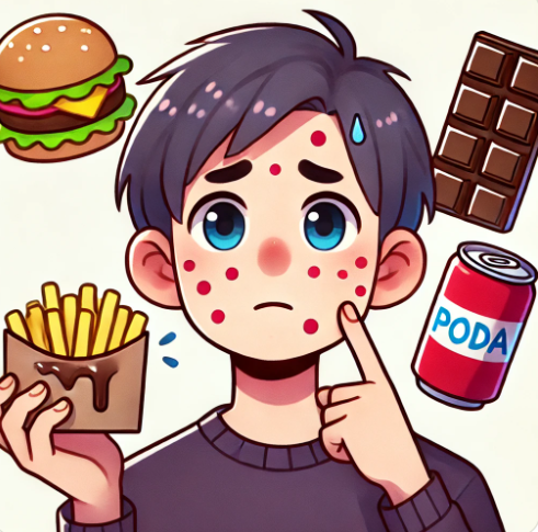 피부 트러블과 음식