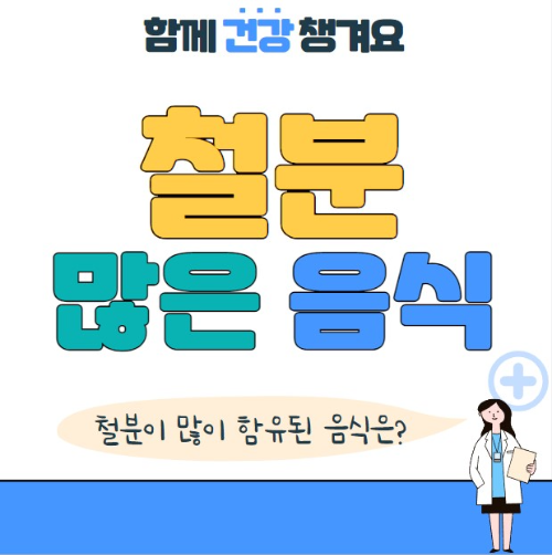 철분이 많은 음식