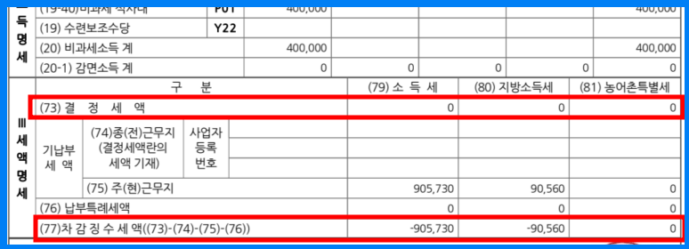 1월부터 2월 퇴사한 상황에서 연말정산 방법