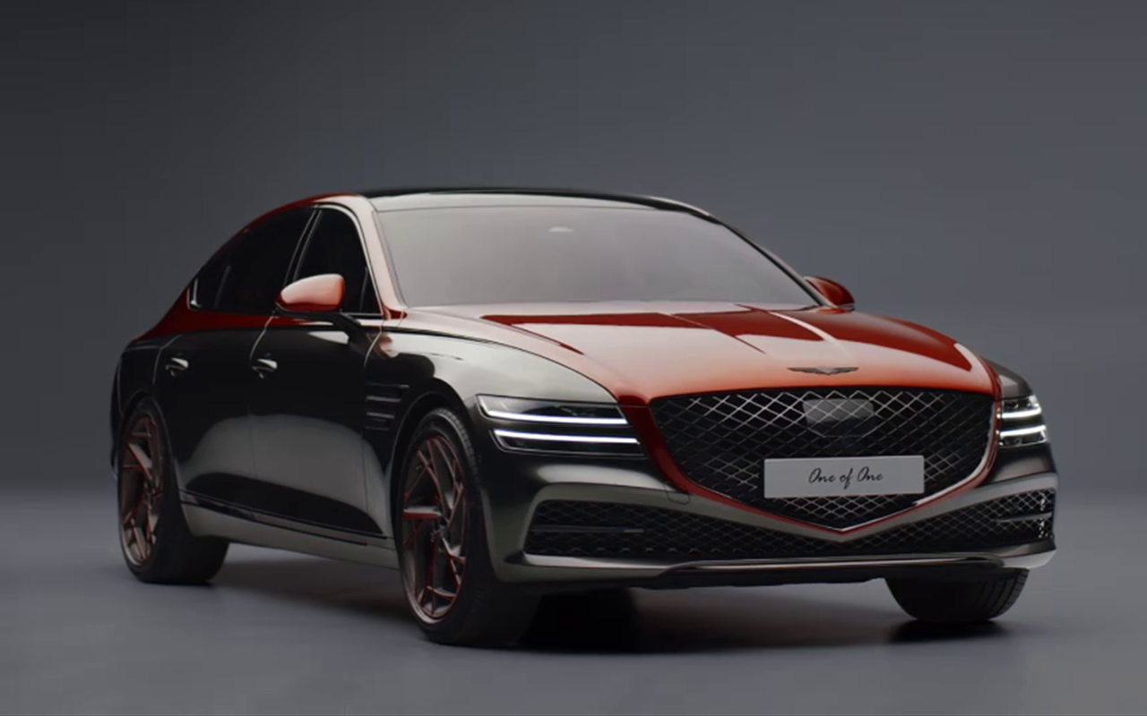 제네시스 브랜드가 럭셔리 감성을 더한 G80 투톤 모델을 새롭게 공개했다.