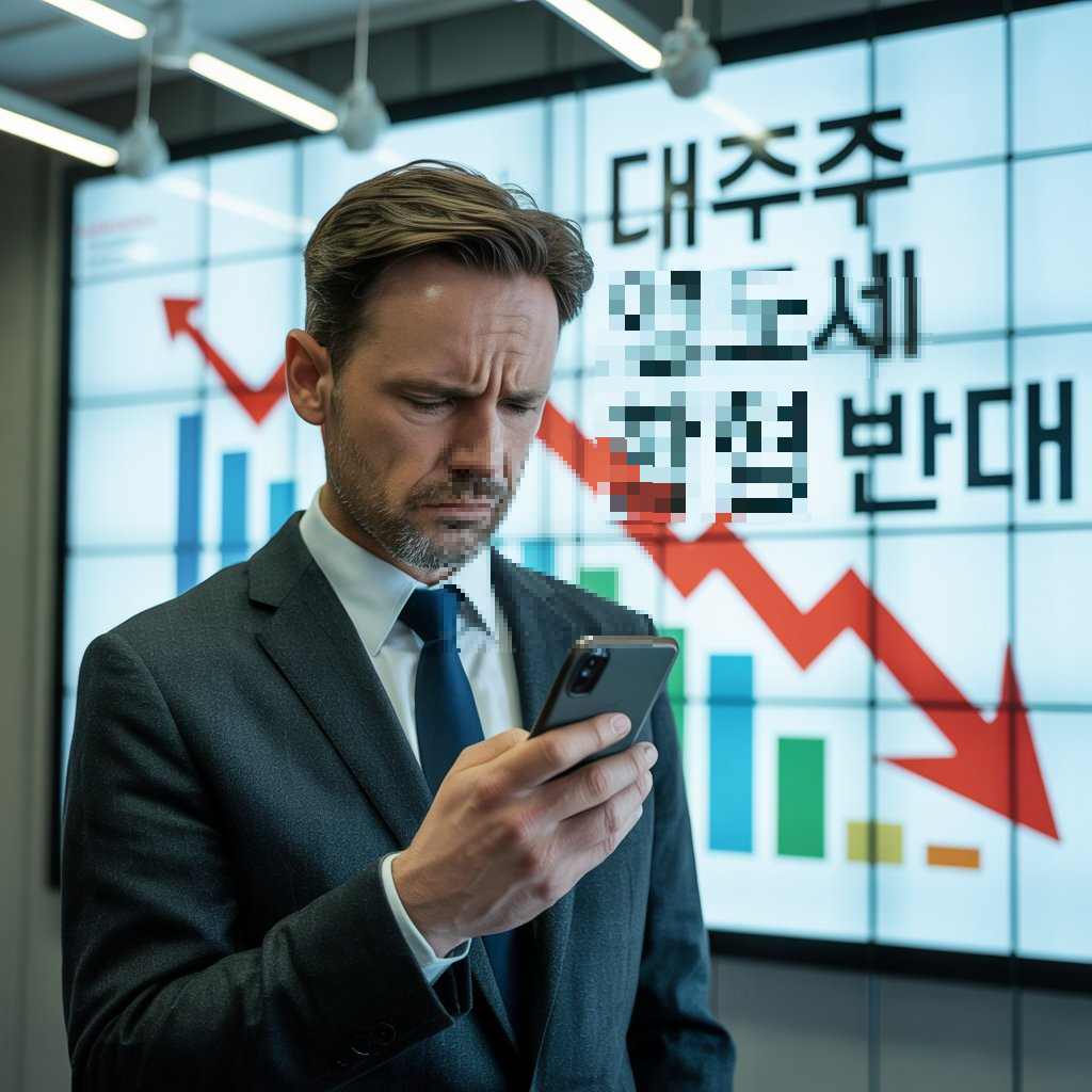 대주주 양도소득세 과세 기준 하향 논란