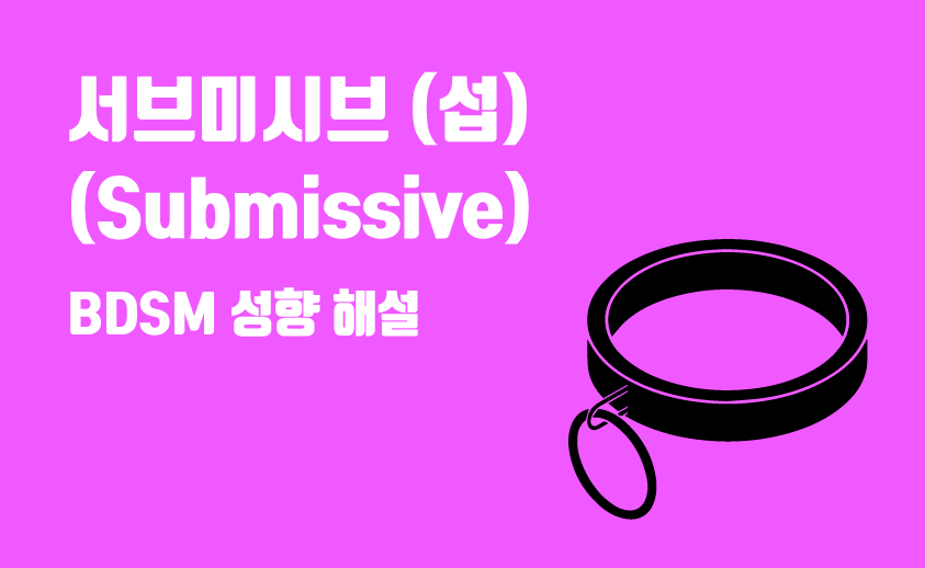 bdsm submissive 서브미시브 성향