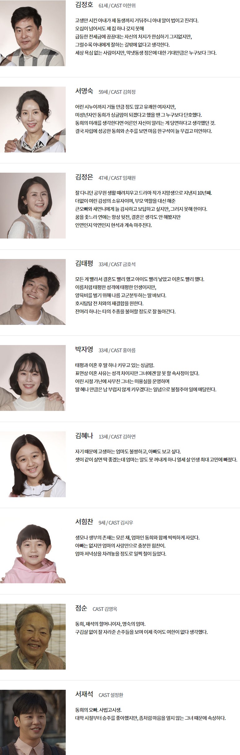 으라차차 내 인생_등장인물