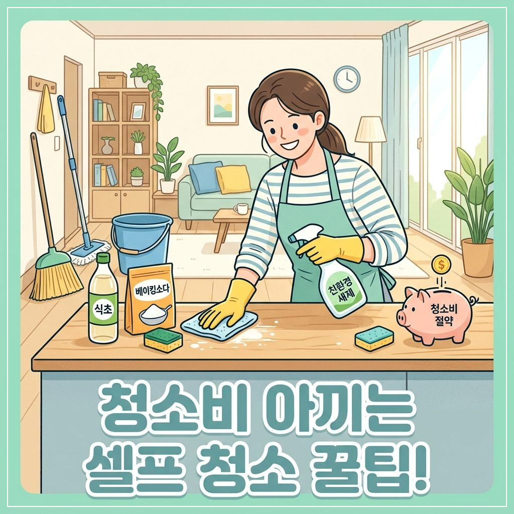 청소비줄이는셀프청소