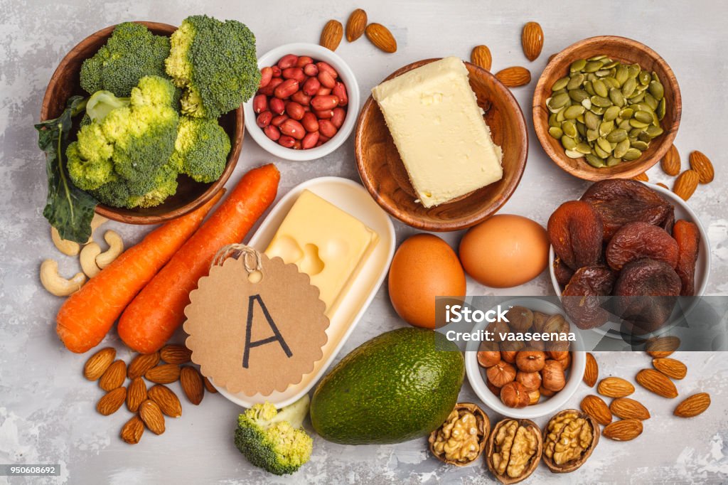 비타민A가 풍부하게 들어간 음식들