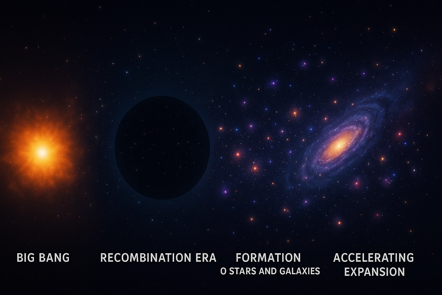 우주의 나이와 진화 과정