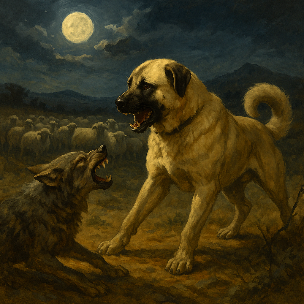 튀르키예 대표 견종 캉갈 이미지