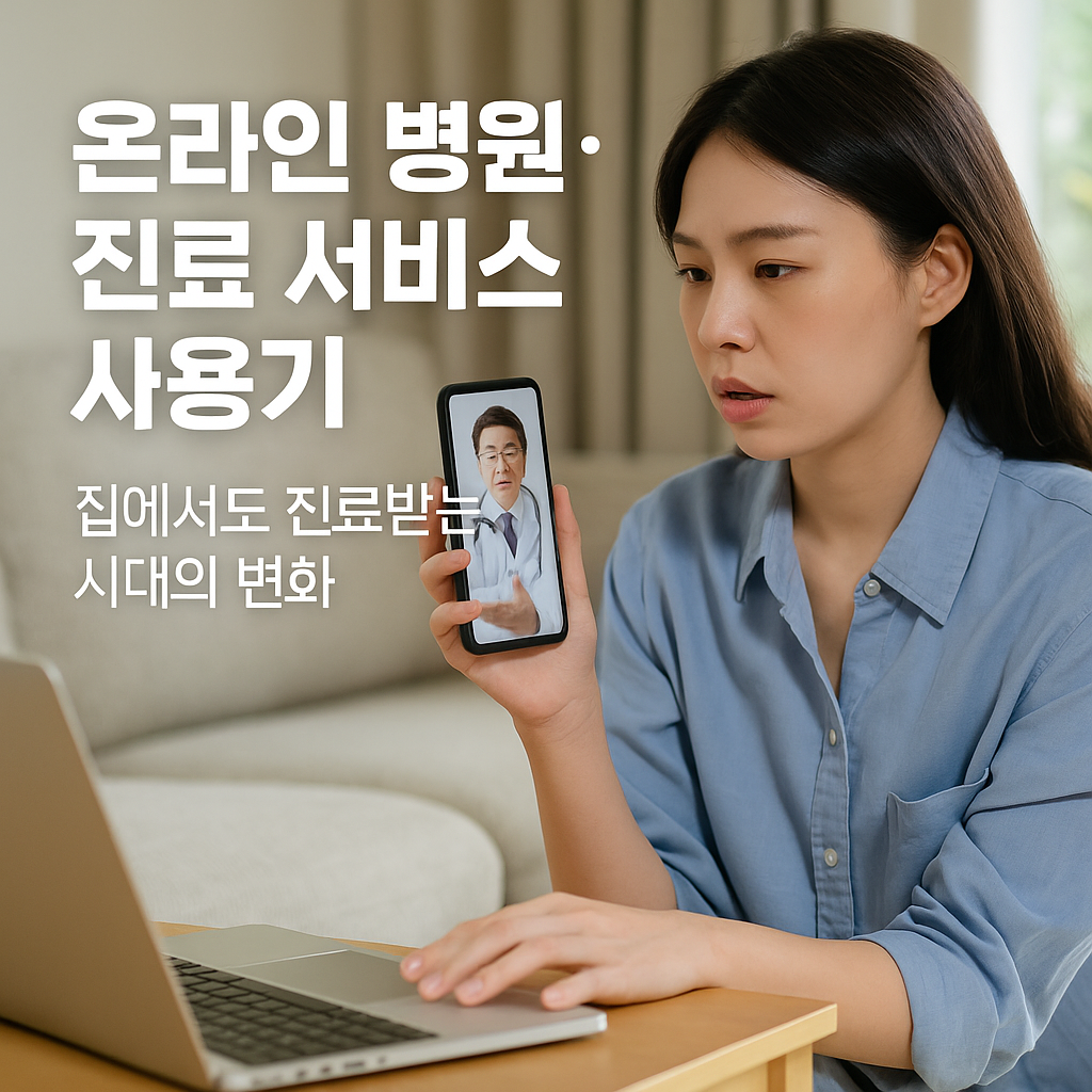 온라인 병원·진료 서비스 사용기 – 집에서도 진료받는 시대의 변화