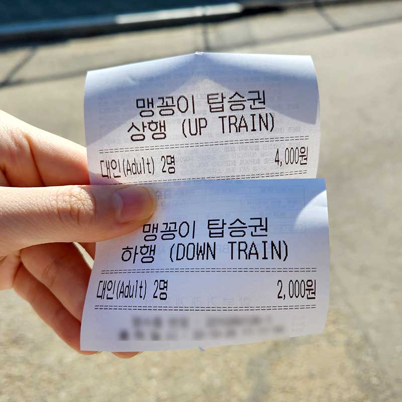 맹꽁이 탑승권