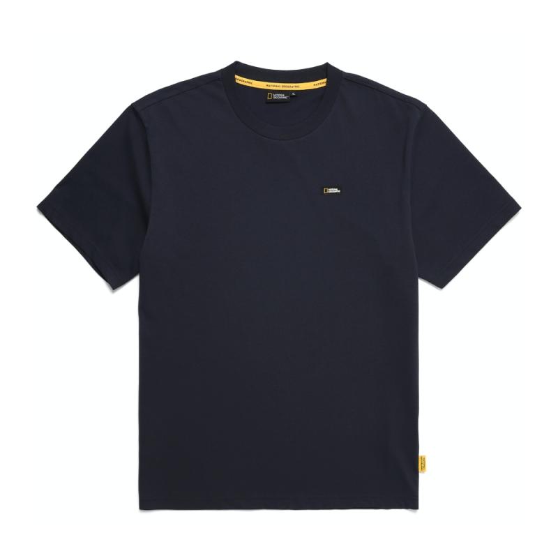 내셔널지오그래픽 네오디 스몰 로고 반팔 티셔츠 DEEP SEA N225UTS910