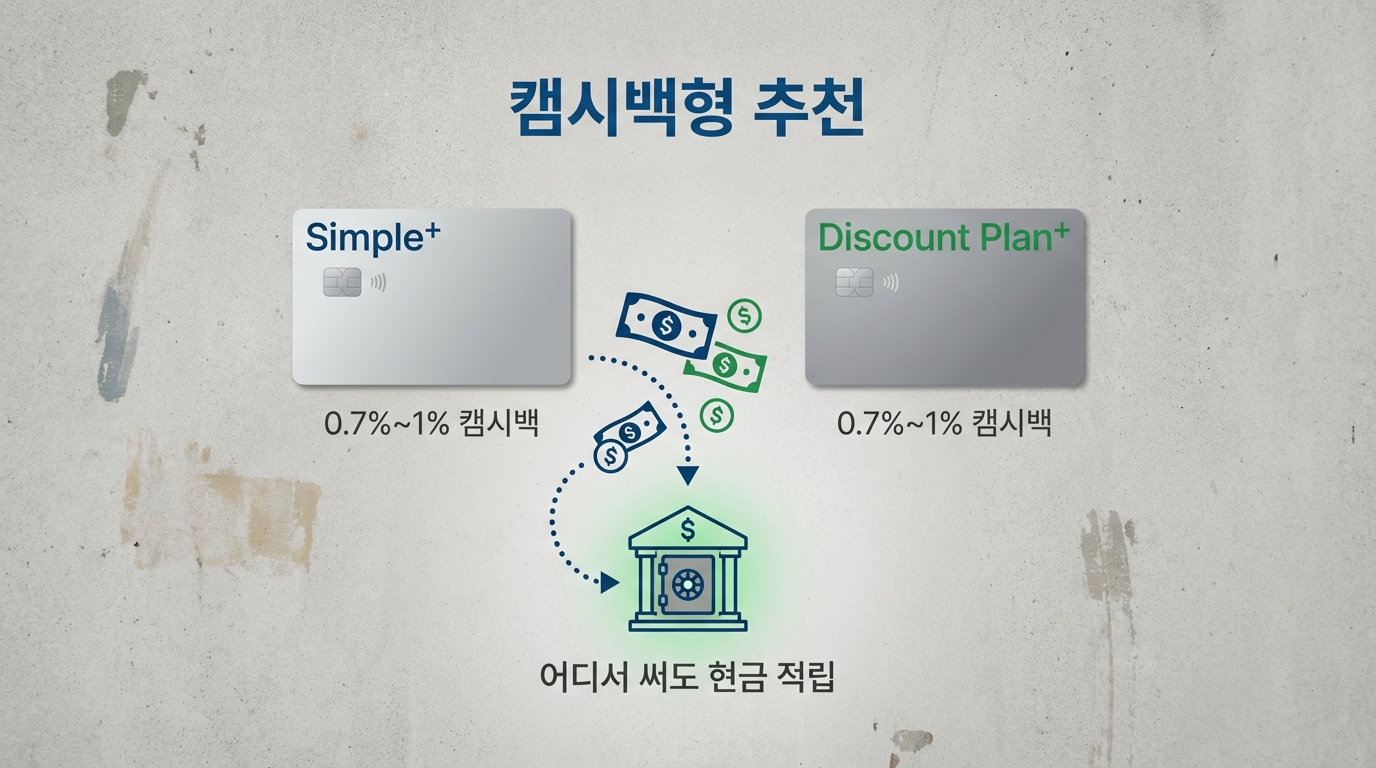 캐시백형 신한카드 추천, 현금으로 돌려받고 싶다면?