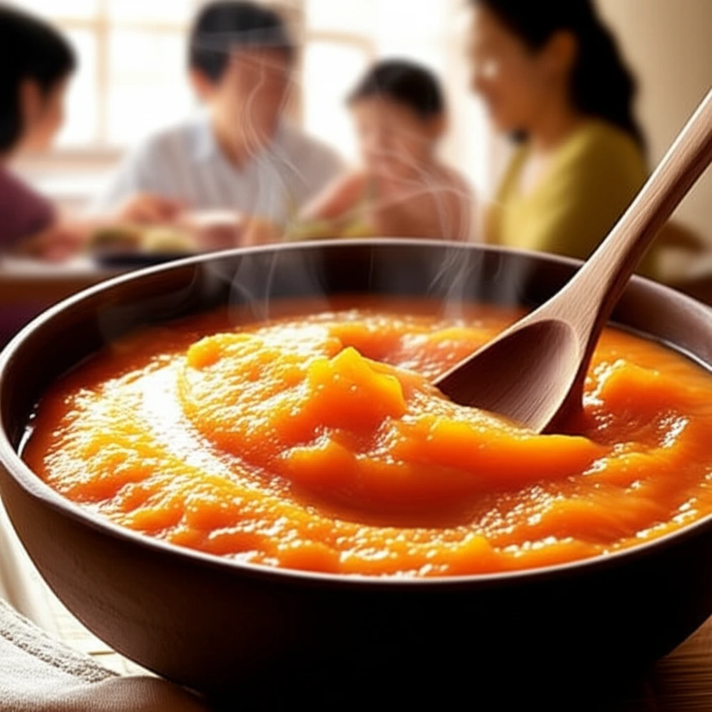 집에서 만드는 고구마타락죽! 초간단 