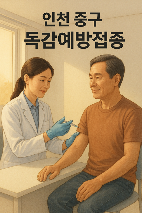 인천 중구 독감예방접종 이미지