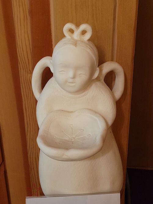 횡성 풍수원성당 성체조배실 성수대 사진