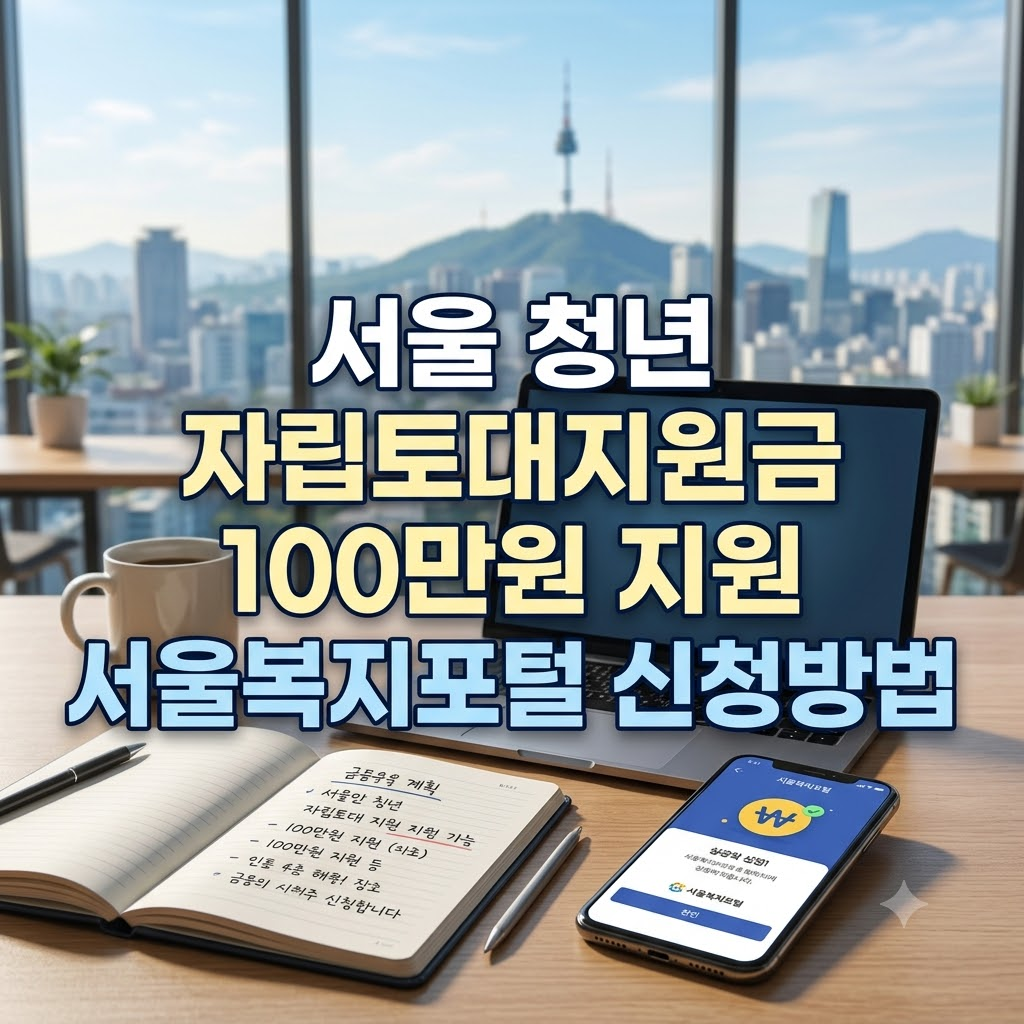 서울 청년 자립토대지원금 신청방법