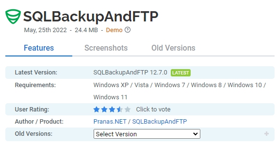 SQLBackupAndFTP
