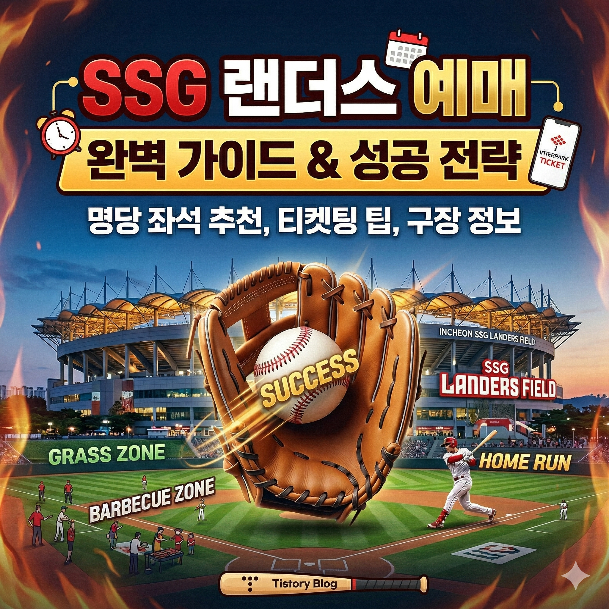 SSG 랜더스 예매 완벽 가이드 : 인천 SSG 랜더스 필드 명당 및 티켓팅 성공 전략
