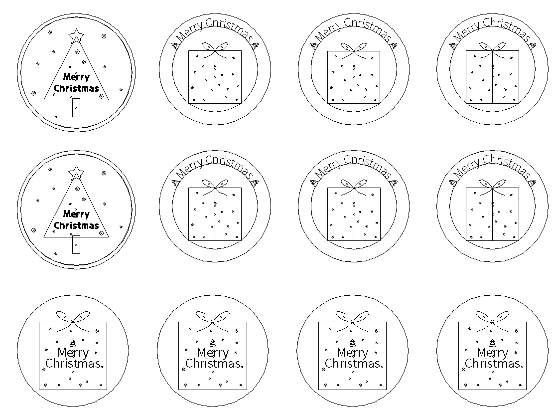 크리스마스 스티커