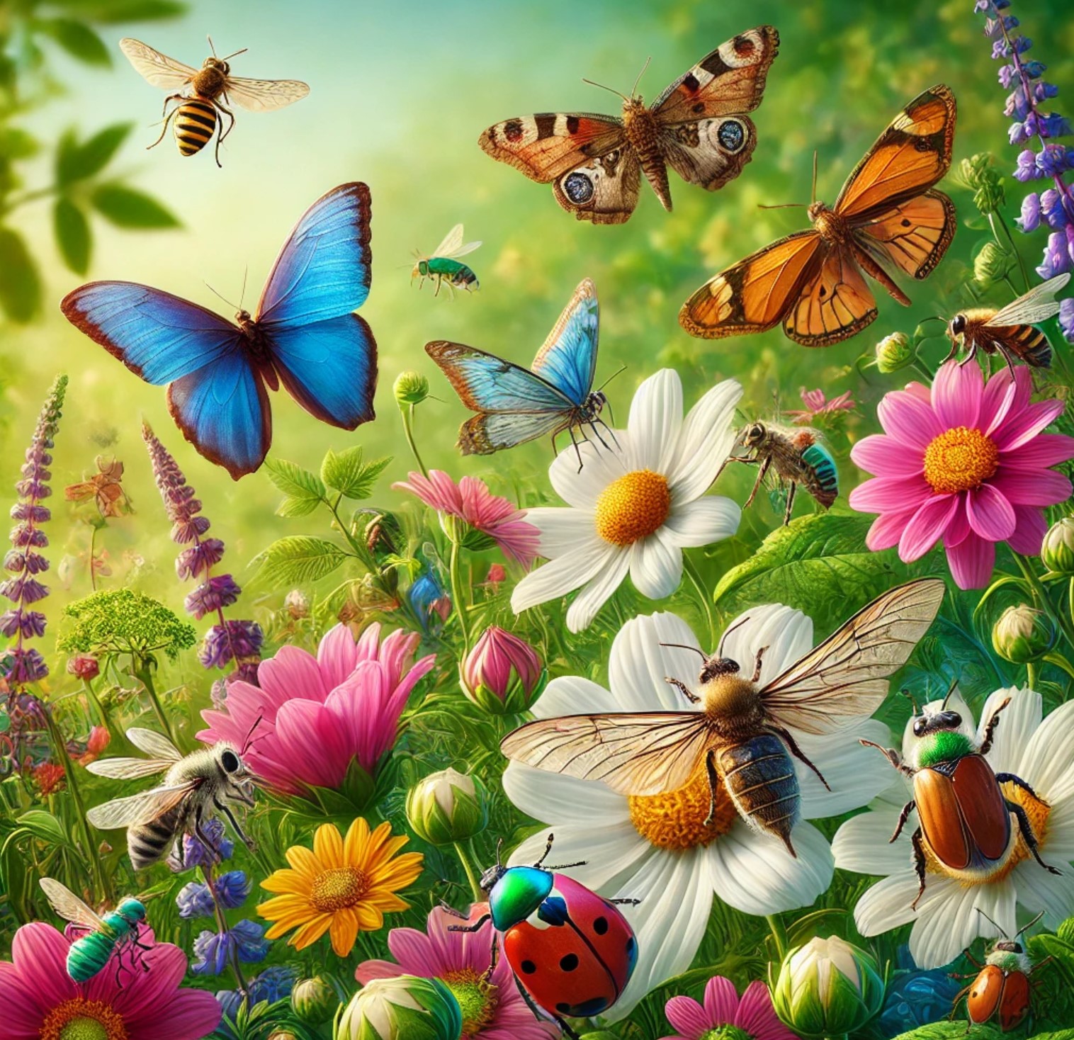 식물과 곤충들 상호작용