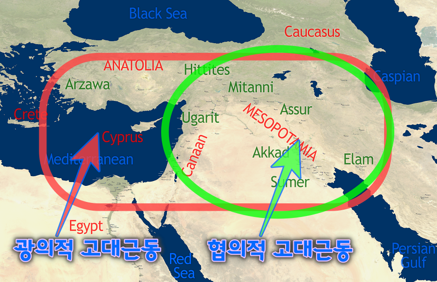 고대근동 지도