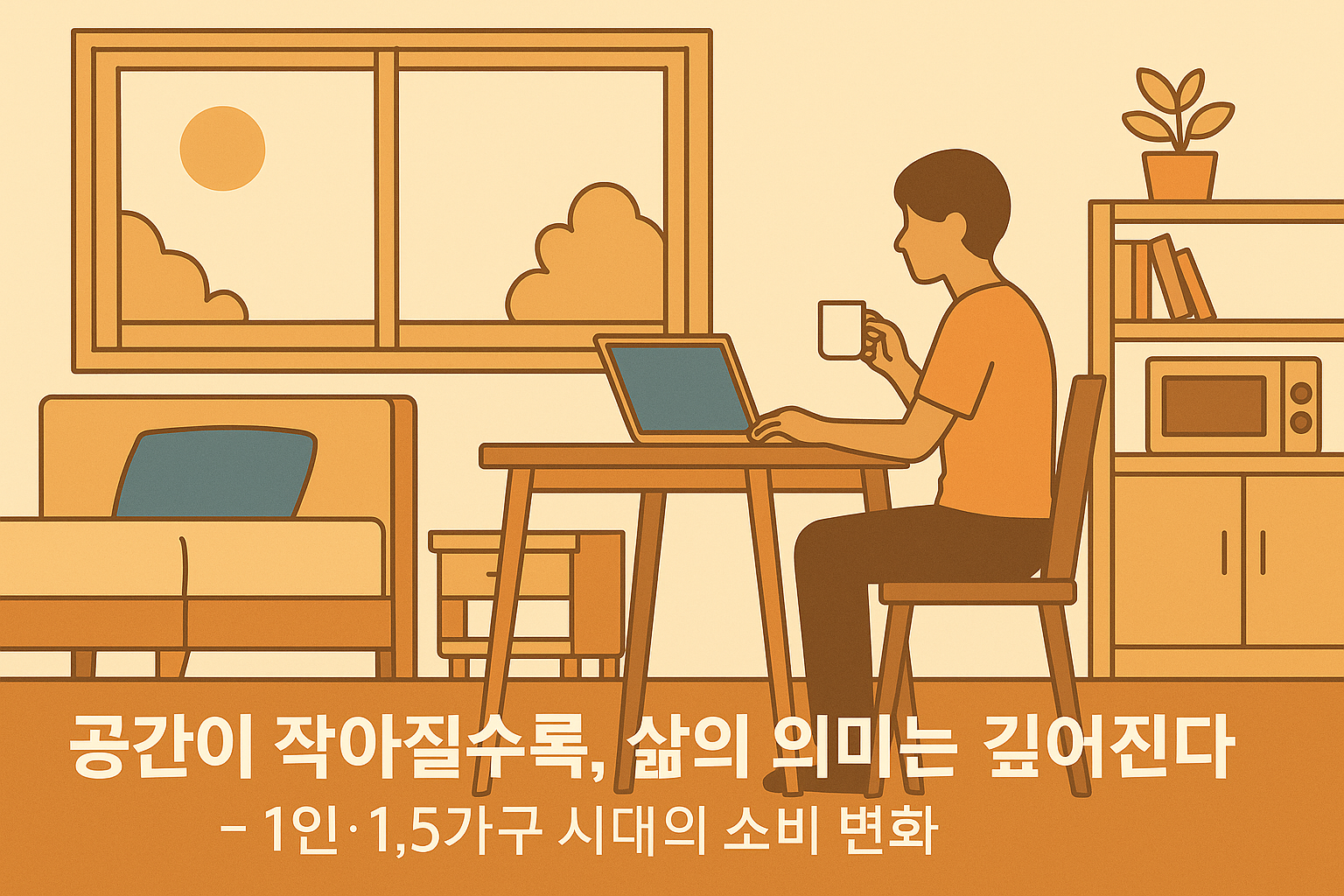 공간이 작아질수록, 삶의 의미는 깊어진다 – 1인·1.5가구 시대의 소비 변화