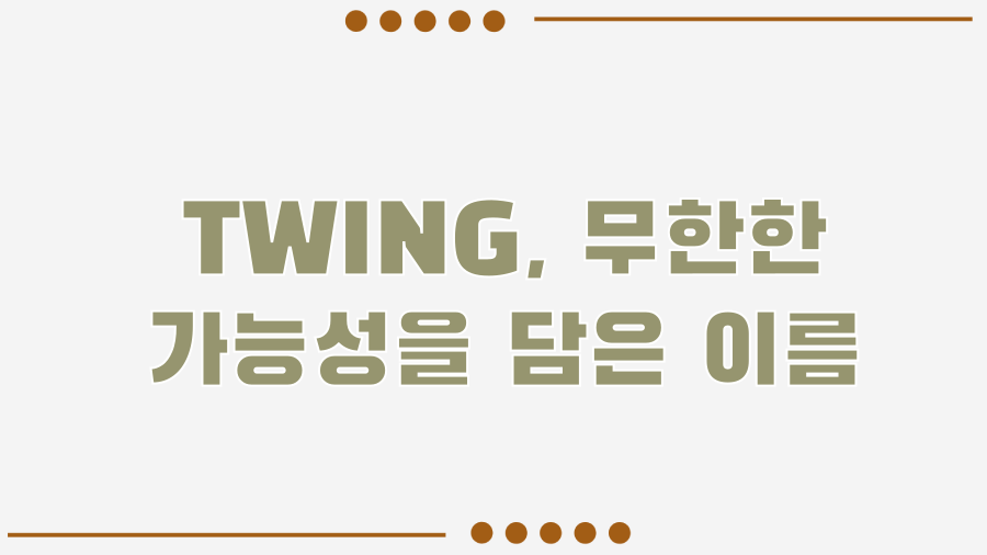 TWING의 모든 것! 검색 엔진부터 패션 브랜드까지? - TWING, 무한한 가능성을 담은 이름 TWING의 모든 것! 검색 엔진부터 패션 브랜드까지? - TWING, 무한한 가능성을 담은 이름