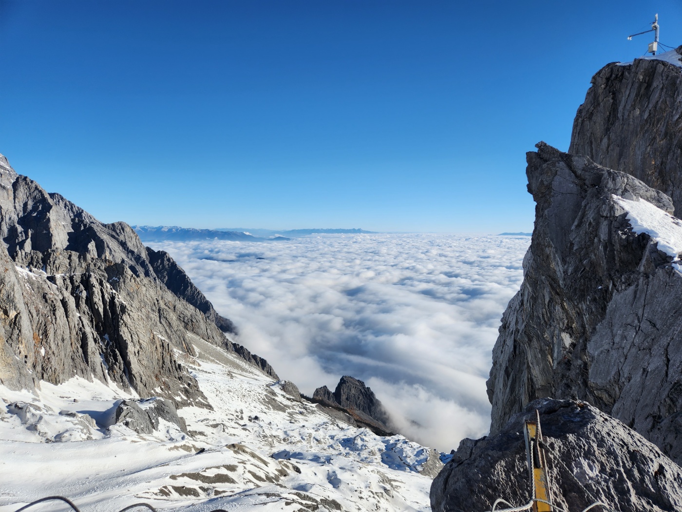 옥룡설산의 구름
