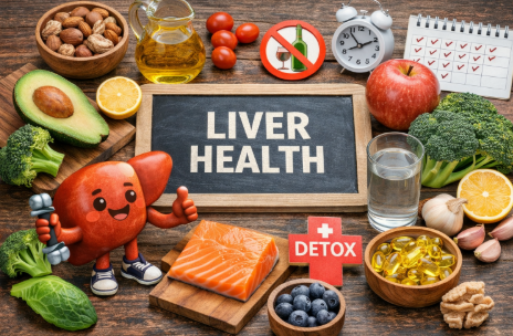 간 건강을 회복할 수 있는 음식