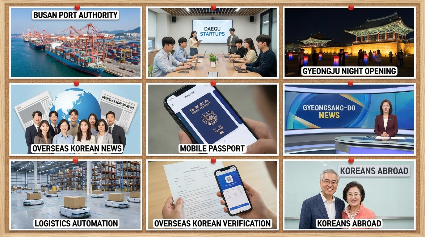 부산항 신항 완전 자동화 가동과 재외국민 비대면 행정 혁신 가이드