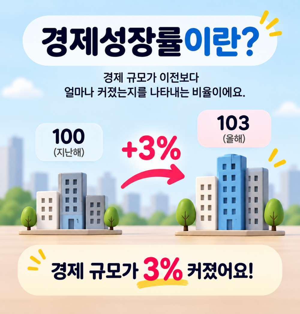 경제성장률이란? 경제가 성장했다는 건 무슨 뜻일까