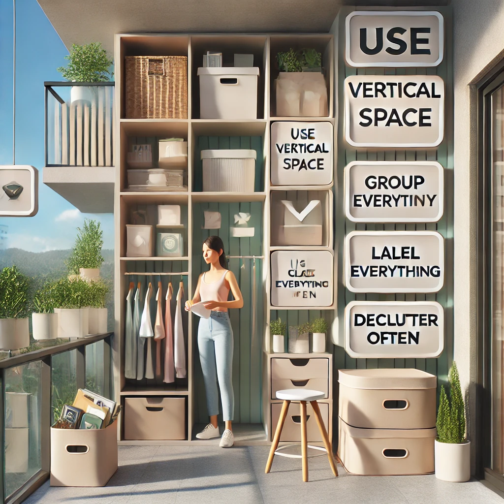 베란다 수납 공간 정리법