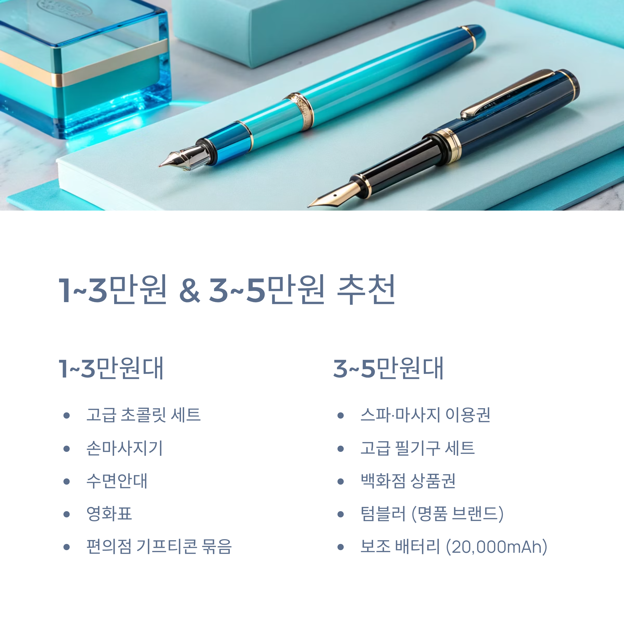 2025 수능 선물 추천: 감성과 실용성으로 수험생 응원하기