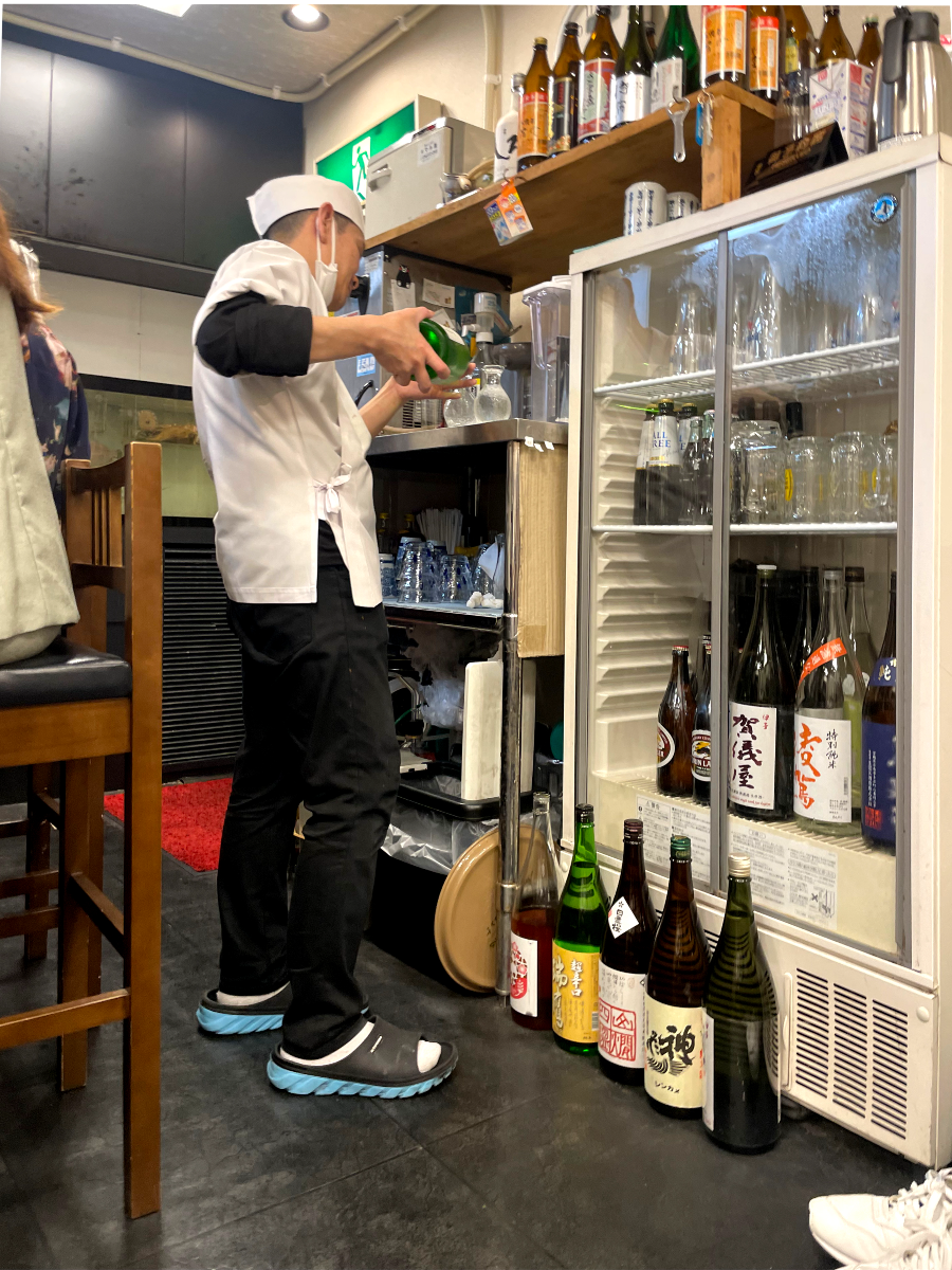 스시 이나호 사케한잔