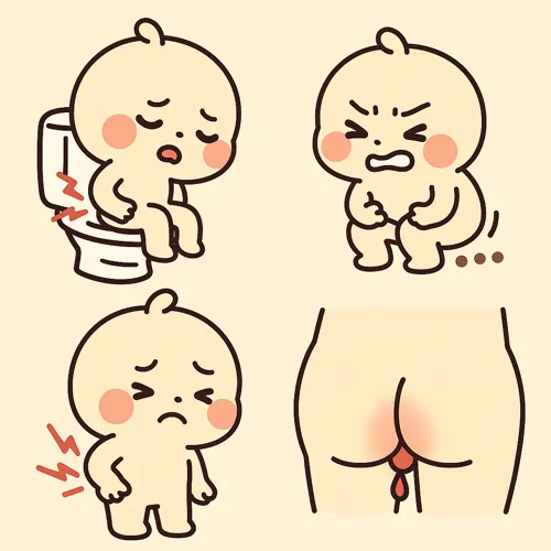 치질 원인 요소 정리 이미지