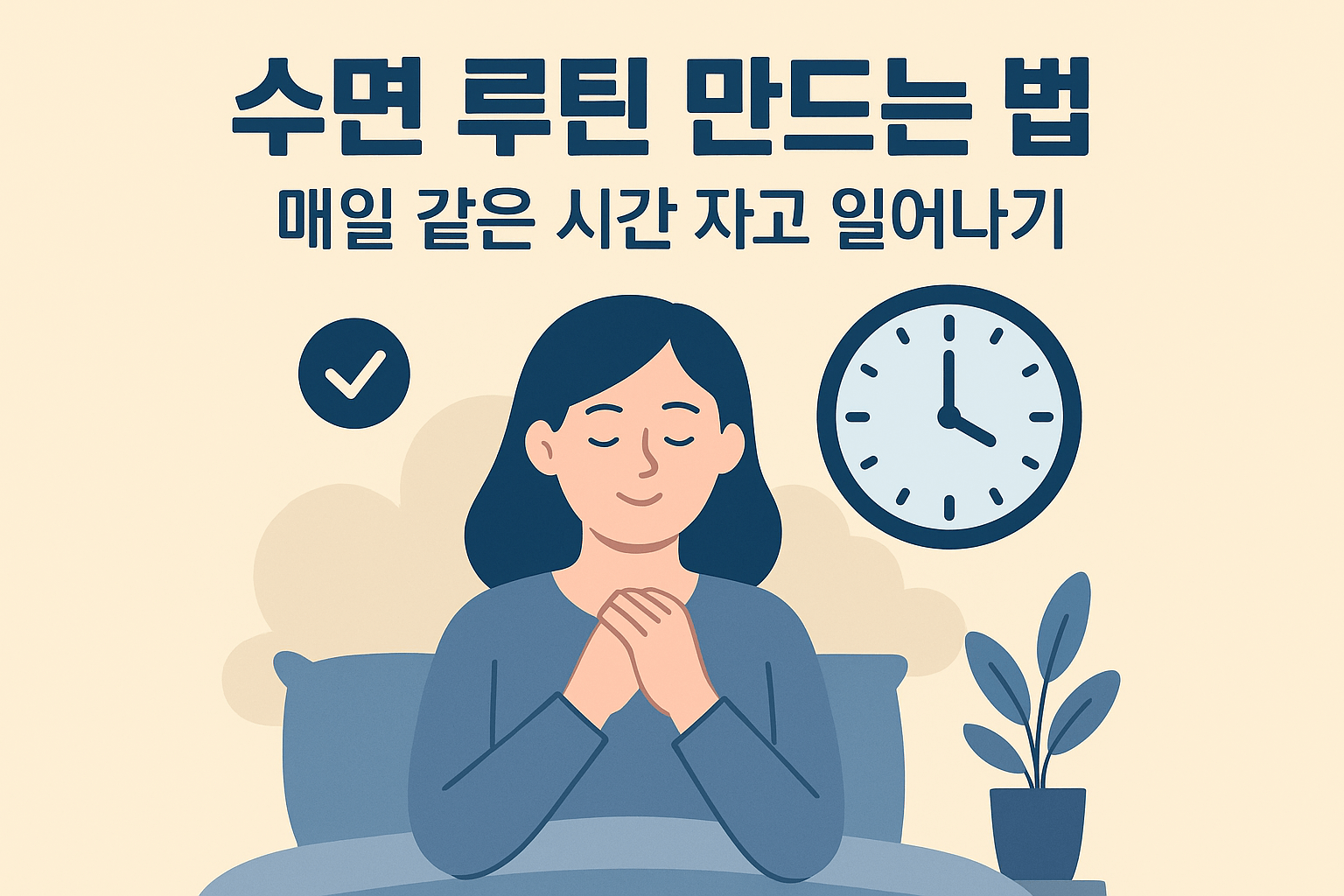 수면 루틴 만드는 법 매일 같은 시간 자고 일어나는 팁