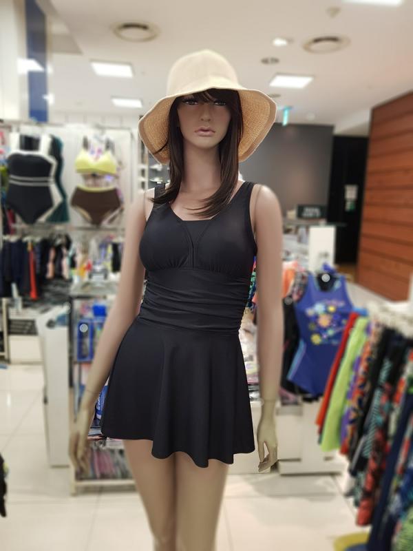여성 실내 스파 플레어 원피스 수영복 RN-LS2C891
