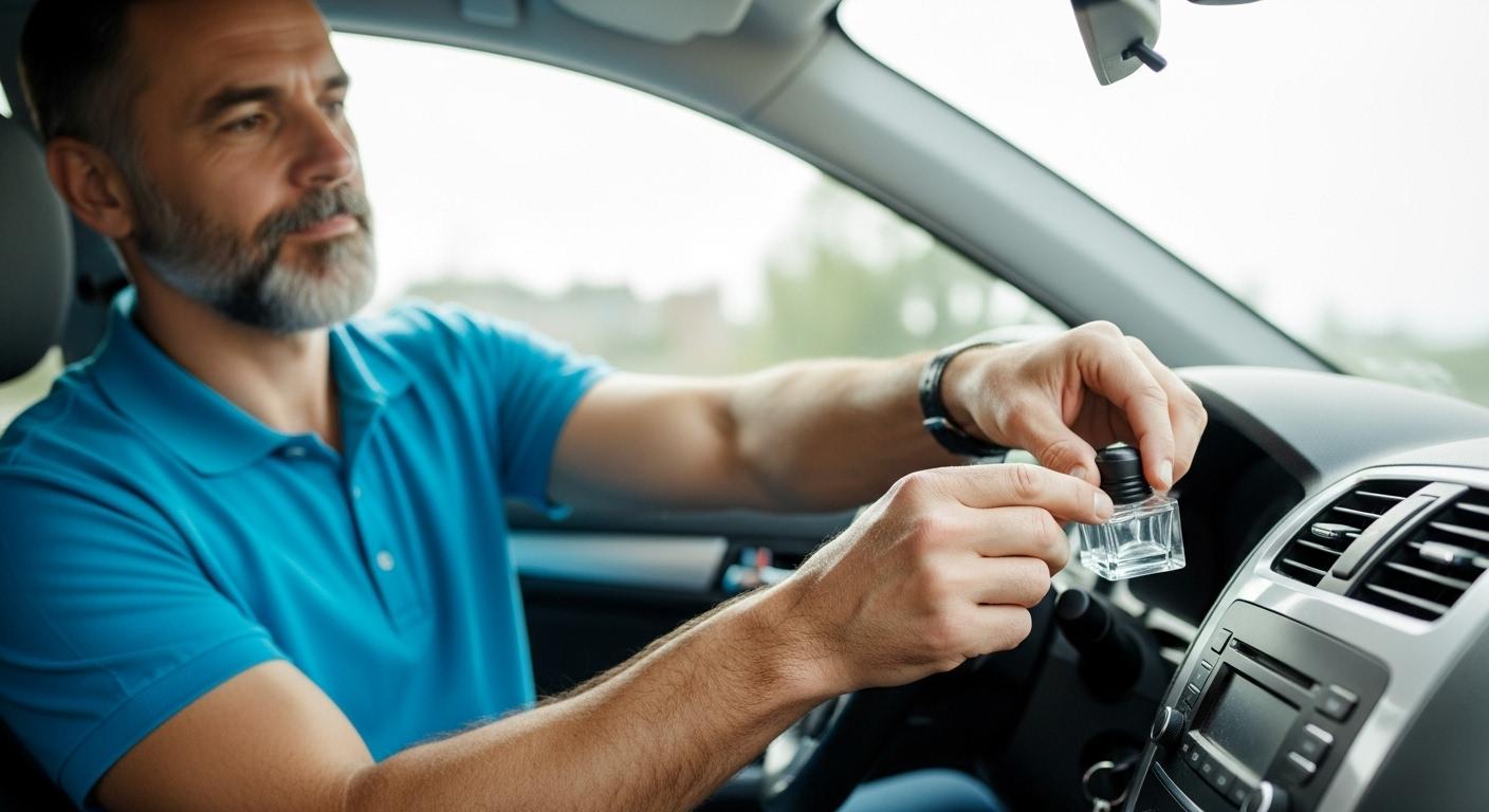 차량방향제 사용법