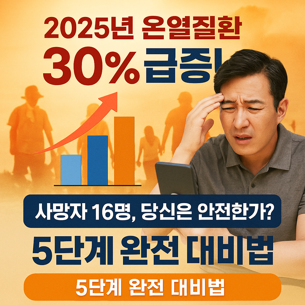 열사병 vs 열탈진? 5단계 온열질환 완전정복