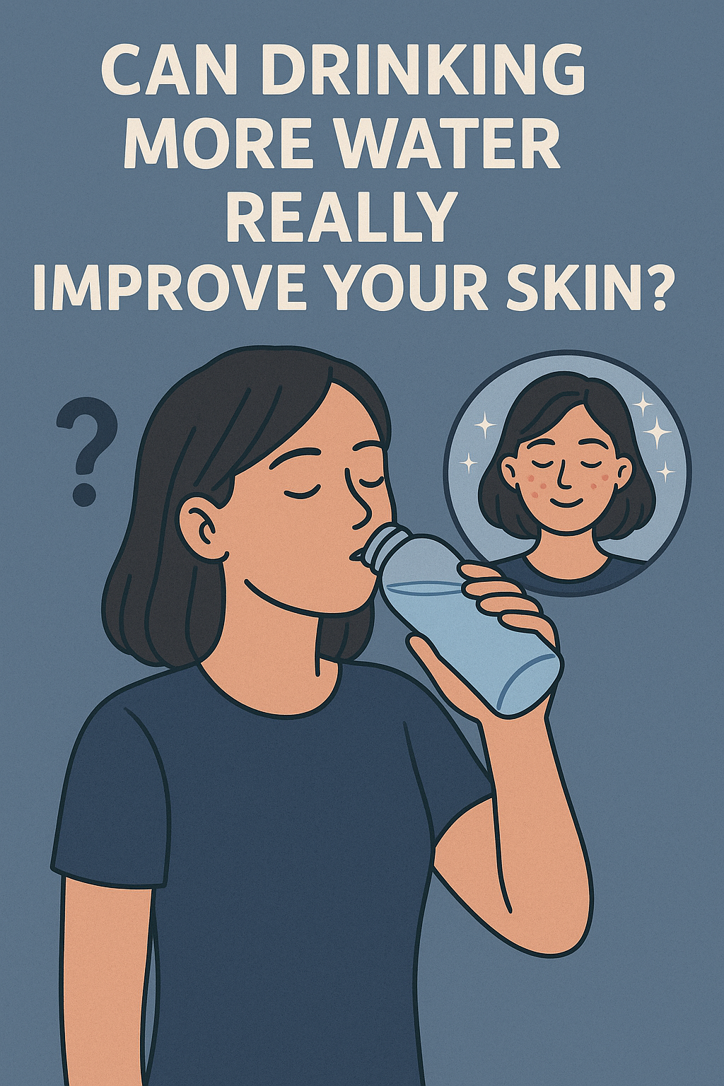 물을 많이 마시면 정말 피부가 좋아질까?(수분 섭취와 피부 변화)